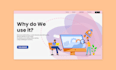 design website graphics and 2d landing page graphics