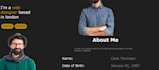create different web page and login page