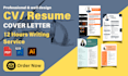 do CV and resume builder task