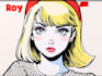 draw a retro pop art roy lichtenstein style
