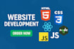 do web development  html, CSS, laravel, react, PHP, nodejs, website developer