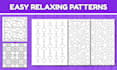design custom pattern coloring pages