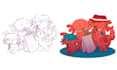 draw a cute character illustration