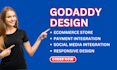 design godaddy wordpress website bluehost hostinger siteground ionos wix website