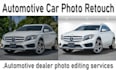 do car image editing, automotive car background replace  shadow with retouching