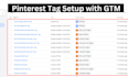setup tiktok pixel,snapchat pixel,pinterest tag,meta pixel conversion API by GTM