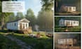 design frame house, tiny house, small house, cabin house, container house