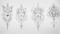 draw linework tattoo design or minimalist tattoo for you