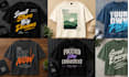 typography t shirt design and unique t shirt design