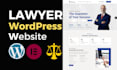 design lawyer website, law firm, notary, attorney, wordpress website
