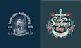 do custom nautical boat marine logo design