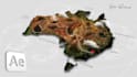 create professional geolayer map animation videos for your project