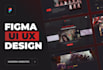 design a visually rich web platform uiux in figma