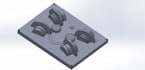 design casting patterns along with mold flow simulation