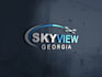 design creative modern drone photography vintage and 3d logo