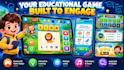 develop an educational game for kids, schools and learning apps