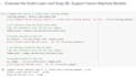 build regression, clustering, svm, decision tree models
