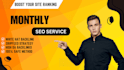 rank your offpage SEO dripfeed 30 days backlinks package