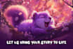 bring your stories to life with anime or pixar style videos