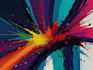 create modern abstract art digital painting