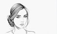 draw simple black and white illustration