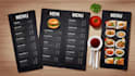 design TV menu restaurant menu digital menu board food menu