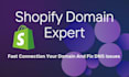 expertly connect or transfer your domain to shopify, wix store and fix dns issue