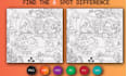 draw hidden object and spot the difference picture