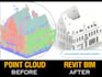 convert point cloud to revit architectural drawings