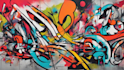 do illustration expressionism art, graffity, abstract