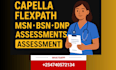 complete capella bsn, msn, dnp, flexpath assessments in one billing cycle
