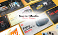 do creative social media post, cover, banner, ads design