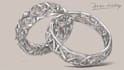 do a quick jewelry sketch design your concept