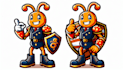 draw a cartoon logo, mascot, character