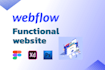 design and develop webflow websites, from xd or figma to webflow, webflow expert