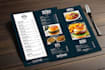 do creative restaurant menu design