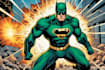 draw superhero action comic