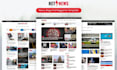 design your news,blog,dentist,and insurance website in webflow