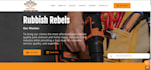 design wordpress junk removal website, cleaning website, junk removal video
