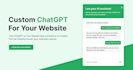 embed custom designed ai chatbot to your business