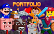 do pixel art design and animation sprite sheet for your game