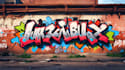 make graffiti text art, logo design, wall art or business