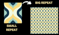 create custom, cute, seamless surface patterns
