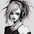 make dark, punk, goth, horror character
