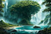 make a professional environmental concept art