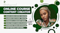 online course content, workbook, coursework, ppt, ecourse, video course creation