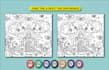 draw hidden object and spot the  difference picture