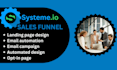 design systeme io landing page, sales funnel set up systeme io sales funnel