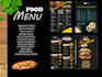 create a professional print ready and digital menu design