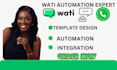 setup wati template, whatsapp automation with whatsapp  API setup integration